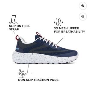 NEW! Rugged Shark Men's Casual Trek Sneakers Size 12